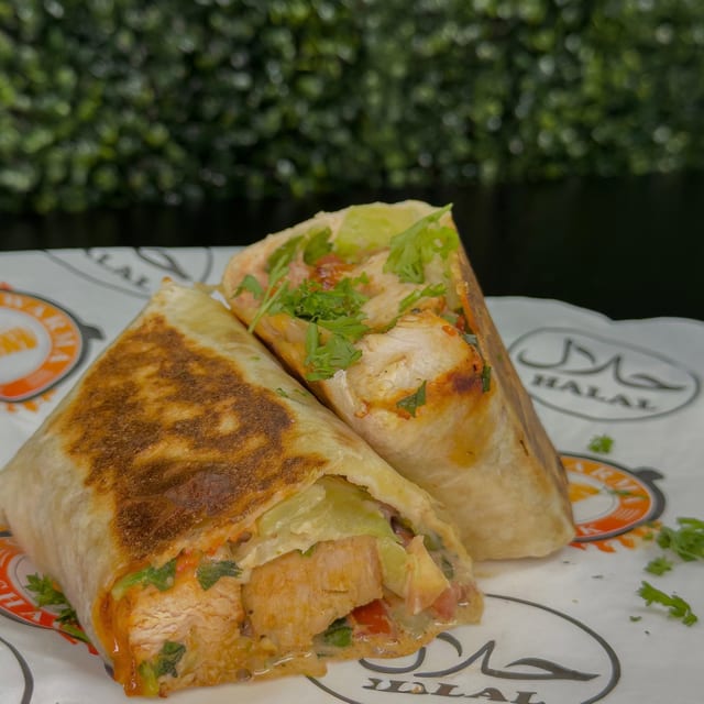 Shish Tawook (Grilled Chicken) Wrap.