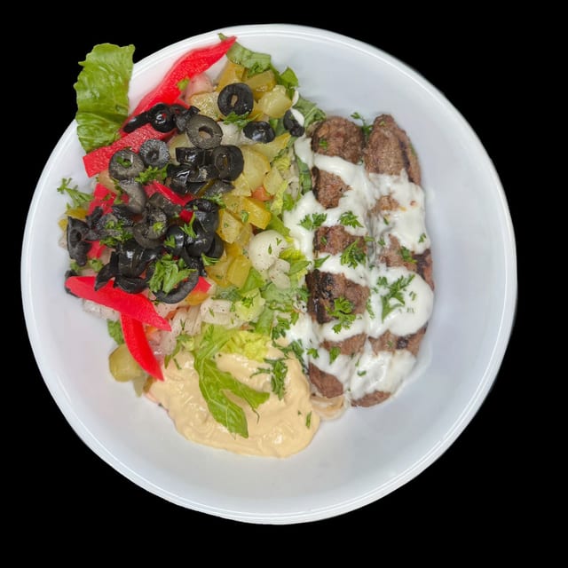 Beef Kefta Bowl.