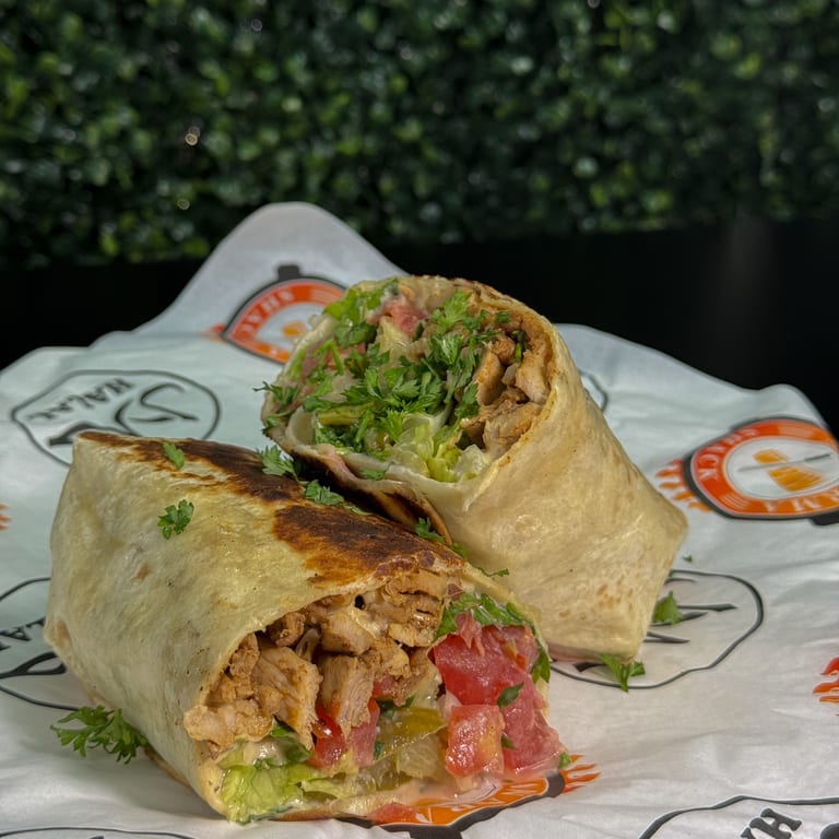 Delicious Chicken Shawarma Wrap